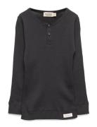 Tee Ls Tops T-shirts Long-sleeved T-Skjorte Black MarMar Copenhagen