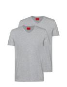 Hugo-V Designers T-Kortærmet Skjorte Grey HUGO