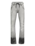 Krooley-Ne-J Jjj Trousers Bottoms Jeans Regular Jeans Grey Diesel