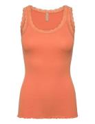 Sc-Sarona Tops T-shirts & Tops Sleeveless Orange Soyaconcept