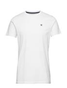 Ss Logo Tee Tops T-Kortærmet Skjorte White Hackett London