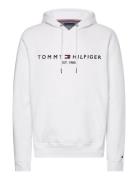 Tommy Logo Hoody Tops Sweatshirts & Hoodies Hoodies White Tommy Hilfig...