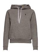 Fleece Pullover Hoodie Tops Sweatshirts & Hoodies Hoodies Grey Polo Ra...