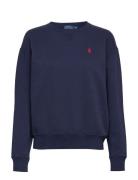 Fleece Pullover Tops Sweatshirts & Hoodies Sweatshirts Blue Polo Ralph...