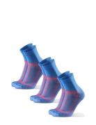 Long Distance Running Socks 3-Pack Sport Socks Footies-ankle Socks Blu...
