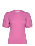 Johanna Tee Tops T-shirts & Tops Short-sleeved Pink Minus