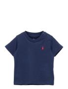 Cotton Jersey Crewneck Tee Tops T-Kortærmet Skjorte Blue Ralph Lauren ...