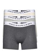 Stretch Cotton Boxer Brief 3-Pack Boxershorts Grey Polo Ralph Lauren U...
