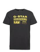 Graphic 8 R T S\S Tops T-Kortærmet Skjorte Black G-Star RAW