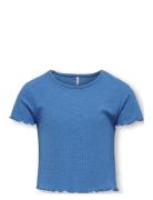 Kognella S/S O-Neck Top Noos Jrs Tops T-Kortærmet Skjorte Blue Kids On...