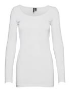 Vmmaxi My Ls Soft Long U-Neck Noos Tops T-shirts & Tops Long-sleeved W...