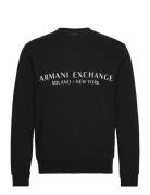 Sweatshirt Tops Sweatshirts & Hoodies Sweatshirts Black Armani Exchang...