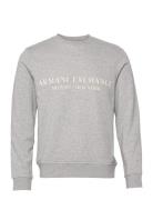 Sweatshirt Tops Sweatshirts & Hoodies Sweatshirts Grey Armani Exchange