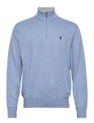 Double Knit Jersey-Lsl-Knt Tops Sweatshirts & Hoodies Sweatshirts Blue...