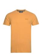 Essential Logo Emb Tee Tops T-Kortærmet Skjorte Yellow Superdry