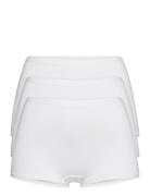 Brief 3 Pack Carin Boxer High Hipsters Undertøj White Lindex