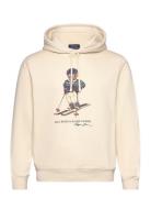 Polo Bear Fleece Hoodie Tops Sweatshirts & Hoodies Hoodies Cream Polo ...