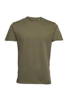 Organic Thor Tee Tops T-Kortærmet Skjorte Khaki Green Mads Nørgaard