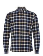 Dean Check Gr.40 Tops Shirts Casual Navy Kronstadt