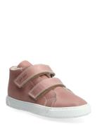 Velcro High Top Fur Sneaker High-top Sneakers Pink Pom Pom