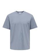 Onsfred Rlx Ss Tee Tops T-Kortærmet Skjorte Blue ONLY & SONS