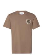 Égalité T-Shirt 2.0 Tops T-Kortærmet Skjorte Brown Les Deux