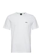 Tee Curved Sport T-Kortærmet Skjorte White BOSS