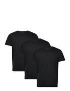 Majermane 3-Pack Tops T-Kortærmet Skjorte Black Matinique