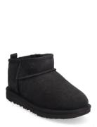 K Classic Ultra Mini Vinterstøvler Pull On Black UGG