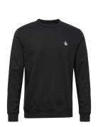 L/S Sticker Pete Fle Tops Sweatshirts & Hoodies Sweatshirts Black Orig...