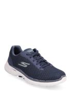 Womens Go Walk 6 - Iconic Vision Low-top Sneakers Blue Skechers