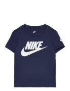 Nkn Futura Evergreen Sport T-Kortærmet Skjorte Navy Nike