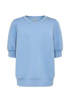 Sc-Banu Tops Sweatshirts & Hoodies Sweatshirts Blue Soyaconcept