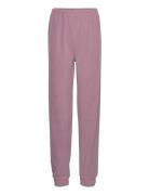 Fleece Pants Bottoms Sweatpants Purple CeLaVi