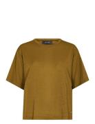 Mmkit Ss Tee Tops T-shirts & Tops Short-sleeved Green MOS MOSH