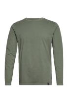 G/D Brand Carrier Tee L/S Tops T-Langærmet Skjorte Green Shine Origina...