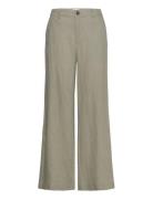 Ninnespw Pa Bottoms Trousers Wide Leg Khaki Green Part Two