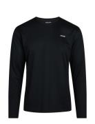 Mens Longsleeved Sports Tee Sport T-Langærmet Skjorte Black ZEBDIA