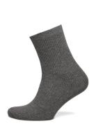 Fine Cotton Rib Socks Lingerie Socks Regular Socks Grey Mp Denmark