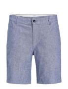 Jpstdave Jjlinen Blend Shorts Ln Bottoms Shorts Chinos Shorts Blue Jac...