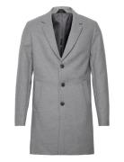 Jjemorrison Wool Coat Sn Uldfrakke Frakke Grey Jack & J S