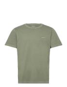 Sunfaded Ss T-Shirt Tops T-Kortærmet Skjorte Khaki Green GANT