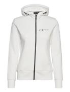 W Gale Logo Zip Hood Sport Sweatshirts & Hoodies Hoodies White Sail Ra...