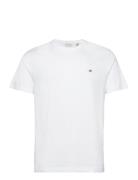 Reg Shield Ss T-Shirt Tops T-Kortærmet Skjorte White GANT