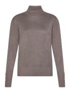Fqkatie-Pullover Tops Knitwear Turtleneck Brown FREE/QUENT