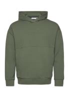Embossed Logo Comfort Hoodie Tops Sweatshirts & Hoodies Hoodies Green ...