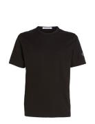 Badge Regular Tee Tops T-Kortærmet Skjorte Black Calvin Klein Jeans