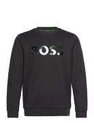 Salbo Mirror Sport Sweatshirts & Hoodies Sweatshirts Black BOSS