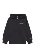 Half Zip Hooded Sweatshirt Sport Sweatshirts & Hoodies Hoodies Black C...