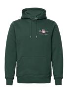 Reg Medium Archive Shield Hoodie Tops Sweatshirts & Hoodies Hoodies Gr...